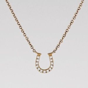 Tiffany & Co Horseshoe 18k Rose Gold W/ Diamonds